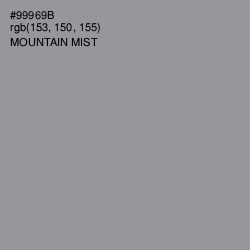#99969B - Mountain Mist Color Image